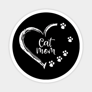 Cat Mom, Cat Lover , Gift For Mom, Fur Mama Gift, Mother's Day Gift, Cat Names Magnet